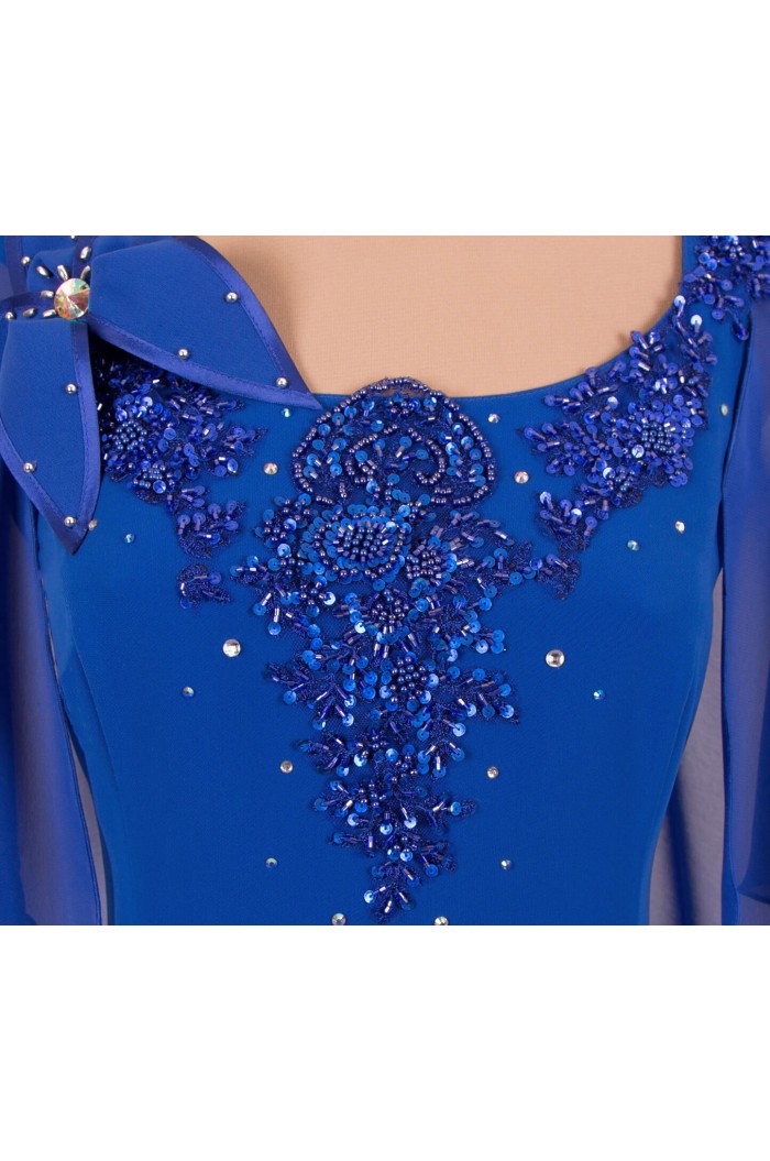 Rochie de Seara Eleganta Lunga Albastra Marimi Mari XXL 2024