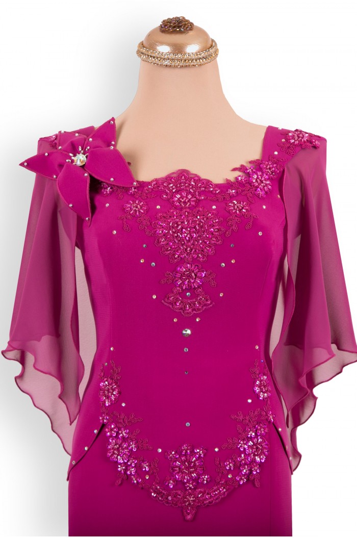 Rochie de Seara Roz Fucsia Ciclam Marimi Mari xxl.