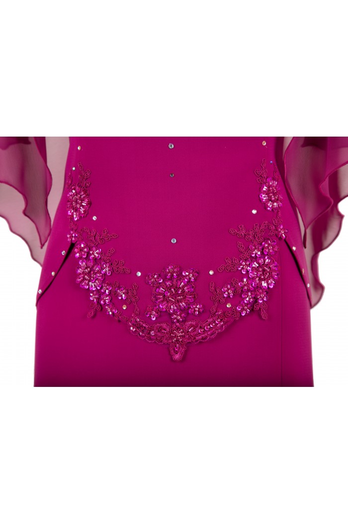 Rochie de Seara Roz Fucsia Ciclam Marimi Mari xxl.